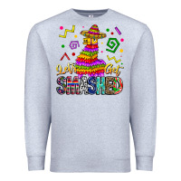 Heather Grey Let's Get Smashed Premium Sweatshirt - CowhideDigitalArt