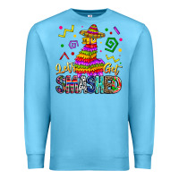 Ocean Blue Let's Get Smashed Premium Sweatshirt - CowhideDigitalArt