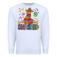 White Let's Get Smashed Premium Sweatshirt - CowhideDigitalArt