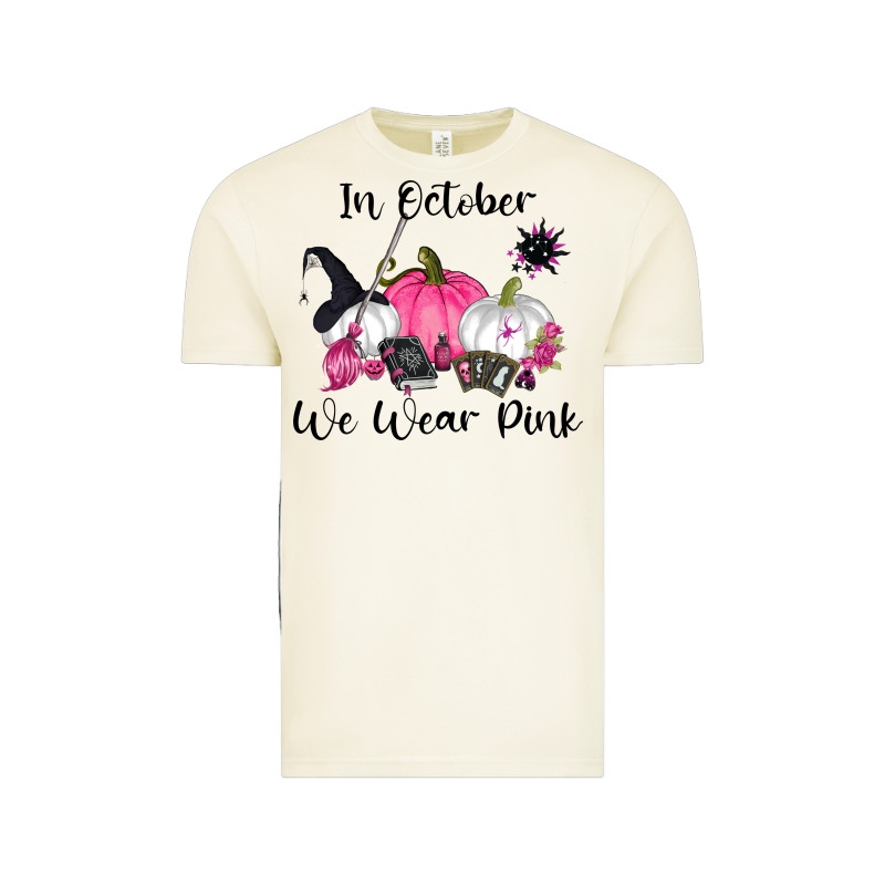 In October We Wear Pink Vintage Tee by RanaPortraitStore | Teevron