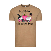 Vintage Coffee in october we wear pink Vintage Tee - RanaPortraitStore
