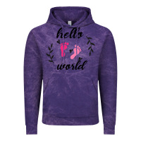 Cloud Purple Hello world Vintage Hoodie - Bettercallsaul