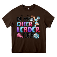 Chocolate Brown in my cheer leader era Heavy Core Tee - MaliasSmallBusiness