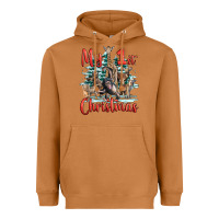 Meerkat my first christmas baby safari animals Heavyweight Hoodie - LillyAllenDesigns