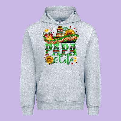 Papa Cito With Sunflowers And Sombrero Urban Hoodie Designed By Artiststas
