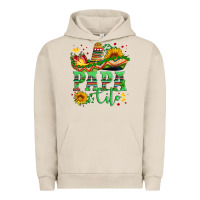 Pigment French Oak papa cito with sunflowers and sombrero Urban Hoodie - Artiststas