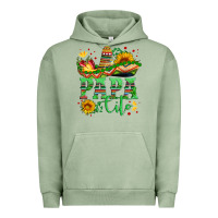 Pigment Oil Green papa cito with sunflowers and sombrero Urban Hoodie - Artiststas