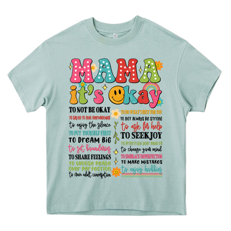 Mama Its Okay Heavy Core Tee by JahusDesignShop | Teevron