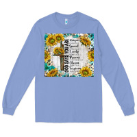 Colony Blue god says you are with sunflower Long Sleeve Tee - TumblerDesignByShophia