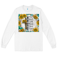 White god says you are with sunflower Long Sleeve Tee - TumblerDesignByShophia