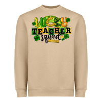 Mushroom Lucky Teacher Squad St. Patrick's Day Heavyweight Sweatshirt - CowGirlArtShop