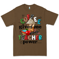 Cacao coffee gives me teacher power Premium Tee - NancyCooperArtShop