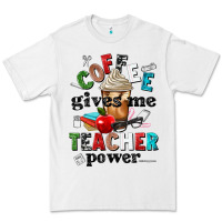 White coffee gives me teacher power Premium Tee - NancyCooperArtShop