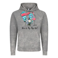 Cloud Rock Wine Flip Flops Girl Vintage Hoodie - Bettercallsaul