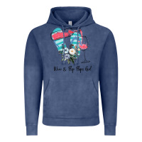 Vintage Denim Wine Flip Flops Girl Vintage Hoodie - Bettercallsaul