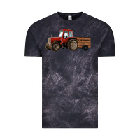 Cloud Black farm tractor Vintage Tee - RanaPortraitStore