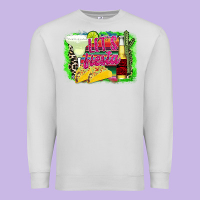 Let's Fiesta Premium Sweatshirt Designed By Cowhidedigitalart