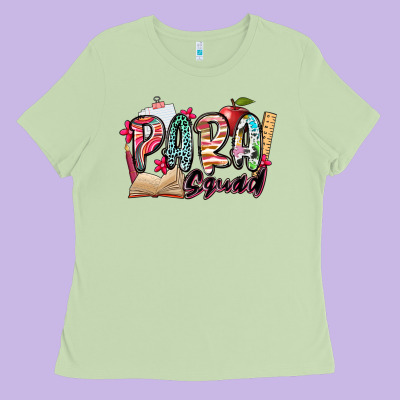 Para Squad Ladies Tee Designed By Nancycooperartshop