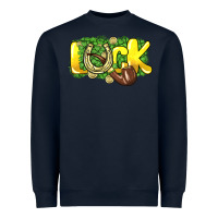 Navy Love St. Patrick's Day Heavyweight Sweatshirt - HowdyJamesFarm