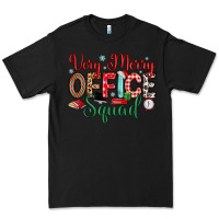Black very merry office squad Premium Tee - MaliasSmallBusiness
