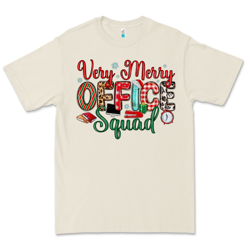 Very Merry Office Squad Premium Tee by MaliasSmallBusiness | Teevron