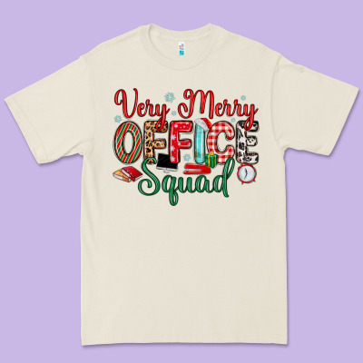 Very Merry Office Squad Premium Tee Designed By Maliassmallbusiness