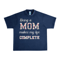 Navy Being A Mom Makes My Life Complete For dark Urban Heavy Tee - Bettercallsaul