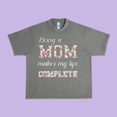 Being A Mom Makes My Life Complete For Dark Urban Heavy Tee Designed By Bettercallsaul