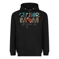 Black senior mom squad football design Heavyweight Hoodie - CowhideDigitalArt