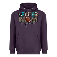 Plum senior mom squad football design Heavyweight Hoodie - CowhideDigitalArt