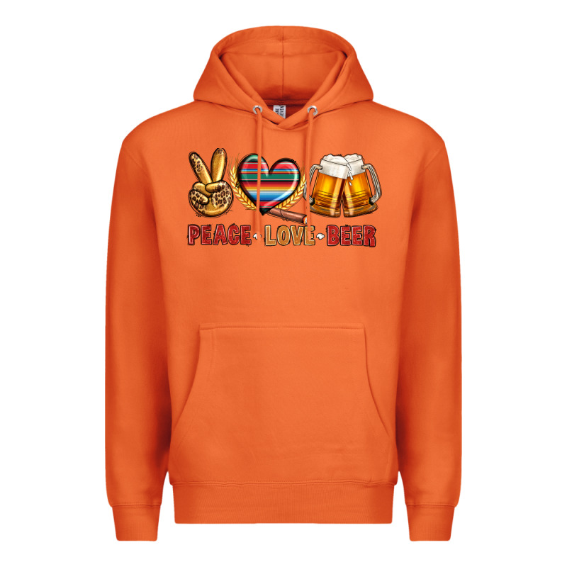Peace Love Beer Bbs Premium Hoodie by BundleAndBundleShop | Teevron