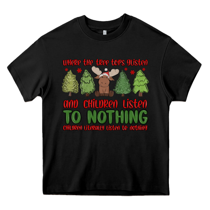 Where The Tree Tops Glisten Heavy Core Tee by MaliasSmallBusiness | Teevron