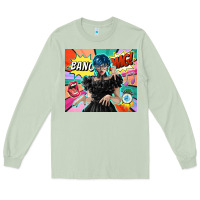 Matcha pop art gothic girl Long Sleeve Tee - TumblerDesignByShophia
