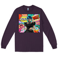 Plum pop art gothic girl Long Sleeve Tee - TumblerDesignByShophia
