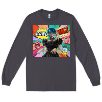 Smoke pop art gothic girl Long Sleeve Tee - TumblerDesignByShophia