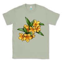 Matcha Yellow Jessamine Flower Illustrations Classic Tee - LillyAllenDesigns