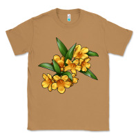 Toasted Coconut Yellow Jessamine Flower Illustrations Classic Tee - LillyAllenDesigns