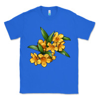 True Royal Yellow Jessamine Flower Illustrations Classic Tee - LillyAllenDesigns