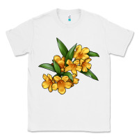 White Yellow Jessamine Flower Illustrations Classic Tee - LillyAllenDesigns