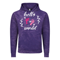 Cloud Purple Hello world Vintage Hoodie - Bettercallsaul