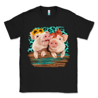Black Cute Couple Pigs Classic Tee - Bettercallsaul