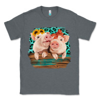 Charcoal Heather Cute Couple Pigs Classic Tee - Bettercallsaul