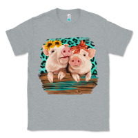 Heather Grey Cute Couple Pigs Classic Tee - Bettercallsaul