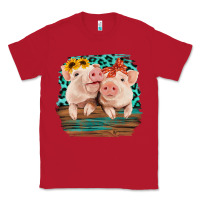 Red Cute Couple Pigs Classic Tee - Bettercallsaul