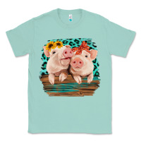 Seafoam Cute Couple Pigs Classic Tee - Bettercallsaul