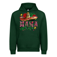 Forest Green mama cita with sombrero hat and roses Urban Hoodie - Artiststas