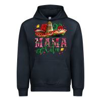Navy mama cita with sombrero hat and roses Urban Hoodie - Artiststas