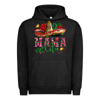 Pigment Black mama cita with sombrero hat and roses Urban Hoodie - Artiststas