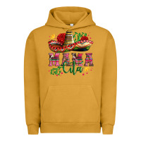 Pigment Peanut Butter mama cita with sombrero hat and roses Urban Hoodie - Artiststas