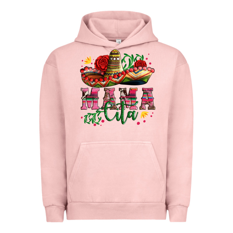 Mama Cita With Sombrero Hat And Roses Urban Hoodie by Artiststas | Teevron
